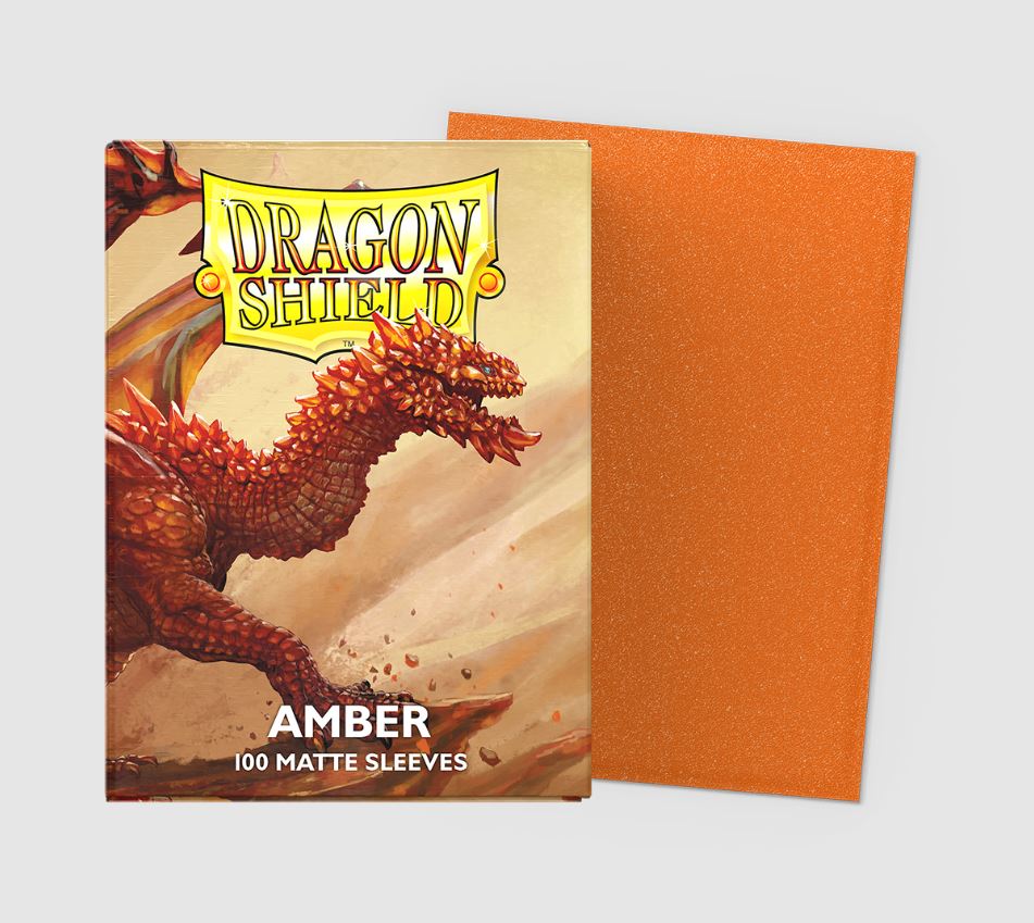 Dragon Shield Sleeves (Amber)