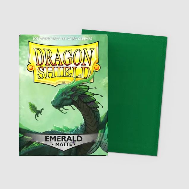 Dragon Shield - Emerald - Matte Sleeves Dragon Shield - Emerald - Matte Sleeves