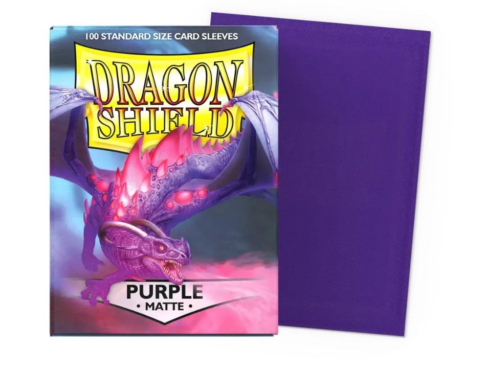 Dragon Shield 11009 Matte Purple Standard Sleeves (100 Sleeves) Dragon Shield 11009 Matte Purple Standard Sleeves (100 Sleeves)