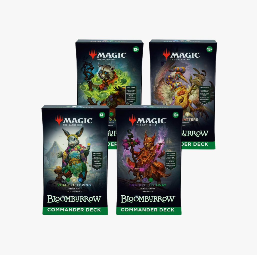 Magic The Gathering: Bloomburrow Commander Deck Display