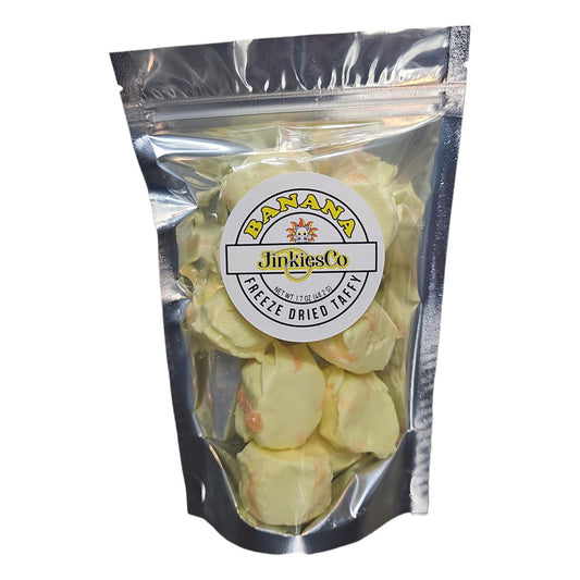 Freeze Dried Banana Taffy - Freeze Dried Candy