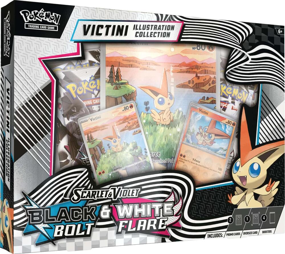 Victini Illustration Collection Black Bolt and White Flare